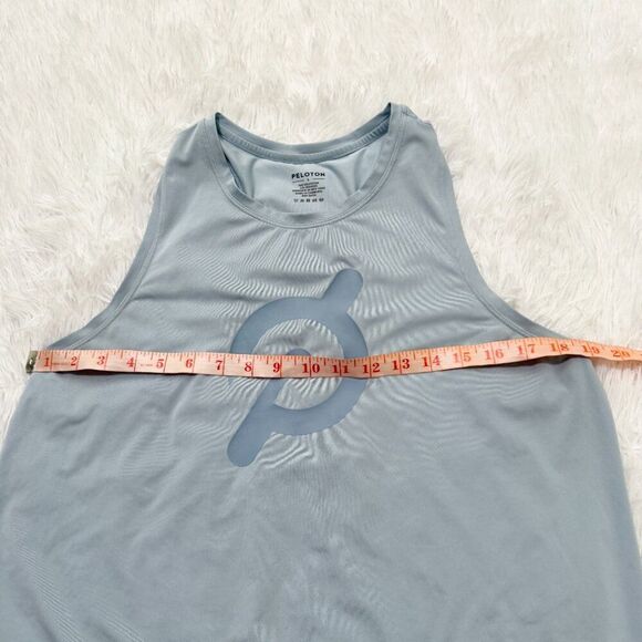 Women Peloton Distance Shirttail Tank Top Workout in Blue Gray Size Large - Picture 4 of 6